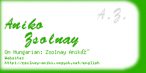 aniko zsolnay business card
